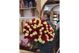 МИКС 101 РОЗА 60 СМ 