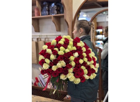 МИКС 101 РОЗА 70 СМ 
